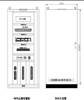 PLC系统控制柜结构设计图