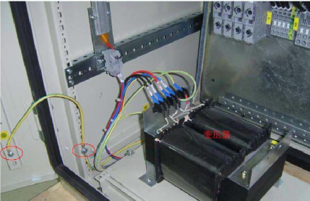 PLC系统控制柜柜门接线