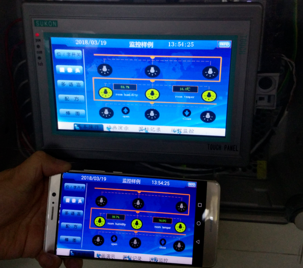 PLC系统控制柜远程控制技术